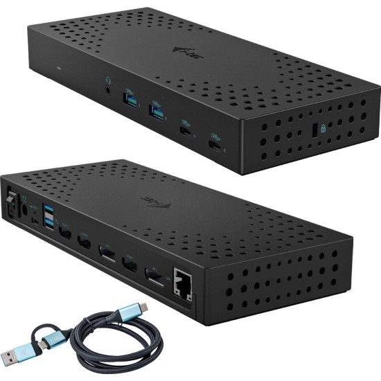 i-tec USB 3.0/USB-C/Thunderbolt, Triple 4K Docking Gen 2, Dockingstation