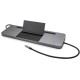 i-tec USB-C Metal Ergonomic 4K 3x Display Docking Station, Dockingstation