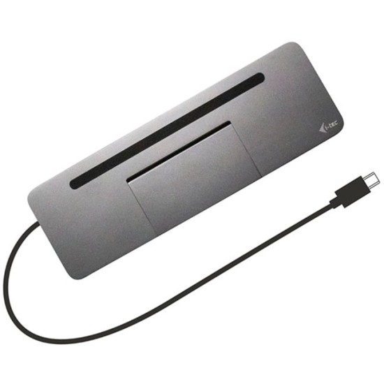 i-tec USB-C Metal Ergonomic 4K 3x Display Docking Station, Dockingstation