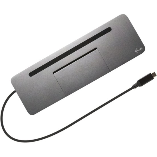 i-tec USB-C Metal Ergonomic Triple 4K Docking Station, Dockingstation