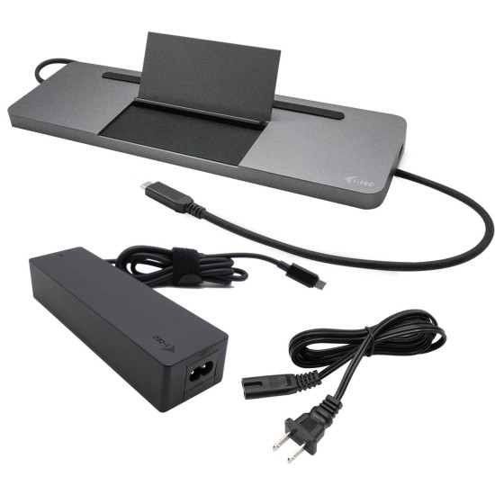 i-tec USB-C Metal Ergonomic Triple 4K Docking Station, Dockingstation