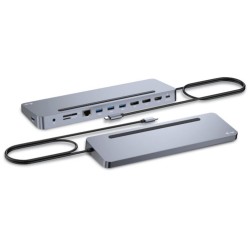 i-tec USB-C Metal Ergonomic Triple 4K Docking Station, Dockingstation
