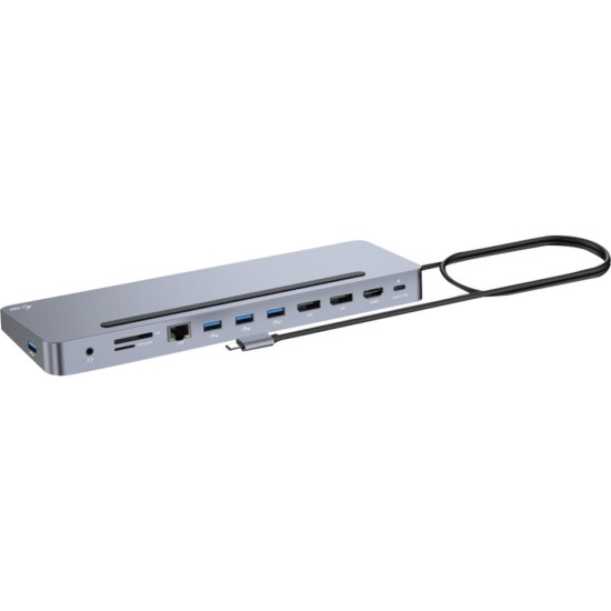 i-tec USB-C Metal Ergonomic Triple 4K Docking Station, Dockingstation