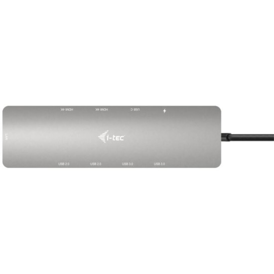 i-tec USB-C Metal Nano 2x HDMI Docking Station, Notebook