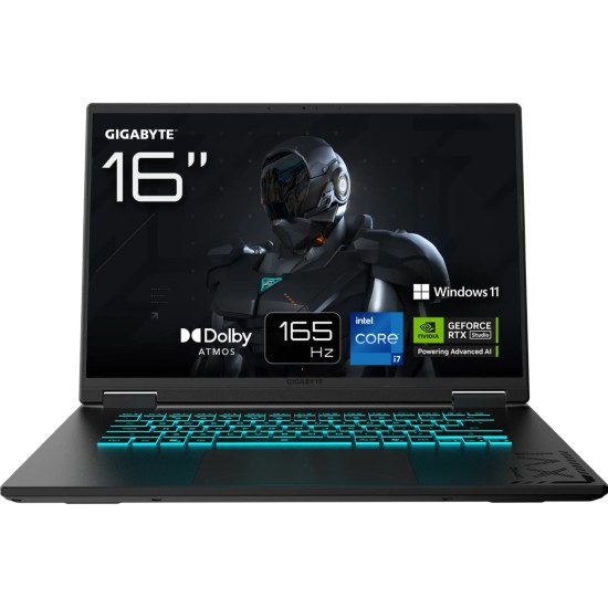 GIGABYTE GAMING A16 CTHI3DE894SH - 16 FHD+ 165 Hz Display, Intel Core i7-13620H, 16GB RAM, 1TB SSD, NVIDIA GeForce RTX 5050, Windows 11 Home GIGABYTE GAMING A16 CTHI3DE894SH - 16 FHD+ 165 Hz Display, Intel Core i7-13620H, 16GB RAM, 1TB SSD, NVIDIA GeForce RTX 5050, Windows 11 Home