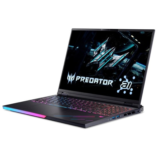 Acer Predator Helios 16 AI (PH16-73-909A) Gaming 16,0 WQXGA, OLED, 240Hz, Intel i9U-275HX (13 TOPS), 32GB RAM, 1TB SSD, GeForce RTX5090, Windows 11