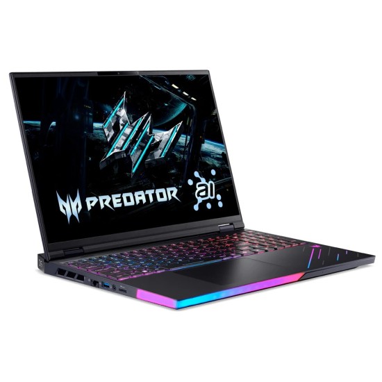 Acer Predator Helios 16 AI (PH16-73-909A) Gaming 16,0 WQXGA, OLED, 240Hz, Intel i9U-275HX (13 TOPS), 32GB RAM, 1TB SSD, GeForce RTX5090, Windows 11