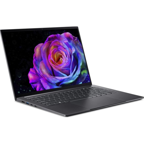 Acer Swift X 14 OLED (SFX14-73G-975F) 14,5 WQ2.8K touch, OLED, 120Hz, Intel Ultra 9-285H (13 TOPS), 32GB RAM, 1+1TB SSD, GeForce RTX5070, Windows 11