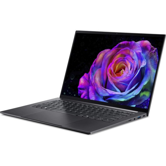 Acer Swift X 14 OLED (SFX14-73G-975F) 14,5 WQ2.8K touch, OLED, 120Hz, Intel Ultra 9-285H (13 TOPS), 32GB RAM, 1+1TB SSD, GeForce RTX5070, Windows 11