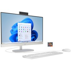 HP All-in-One 24-cr0006ng, Starry White, Ryzen 5 7520U, 16GB RAM, 512GB SSD
