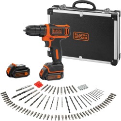 BLACK+DECKER Akku-Bohrschrauber BDCDD12BAFC, 10,8Volt