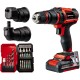 Einhell Akku-Bohrschrauber-Set TE-CD 18/45 3X-Li +22, 18Volt
