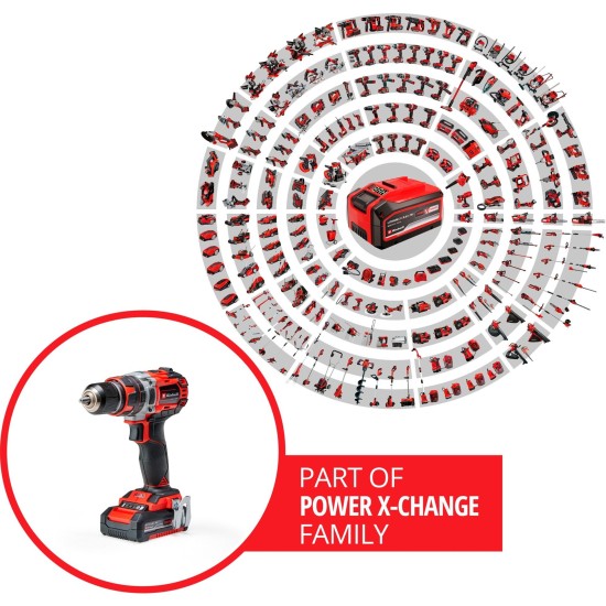 Einhell Professional Akku-Schlagbohrschrauber TE-CD 18/50 Li-i BL, 18Volt