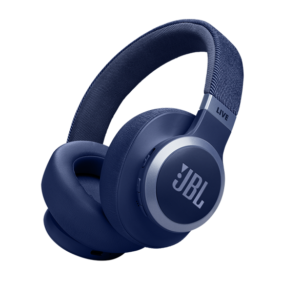 JBL Live 770NC Over Ear Bluetooth Headset - Blue