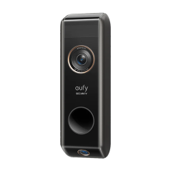 Eufy T8600321 Dual Lens 2K Video Doorbell - Black