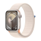 Watch Apple Watch Series 9 LTE 45mm Starlight Aluminium Case with Sport Loop - Starlight