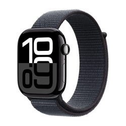 Watch Apple Watch Series 10 GPS 46mm Jet Black Aluminium Case with Sport Loop - Black