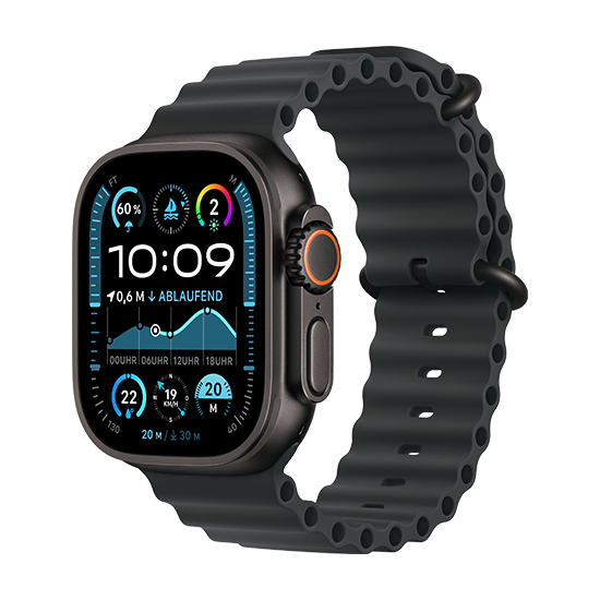 Watch Apple Watch Ultra 2 Black LTE 49mm Titanium Case with Ocean Band - Black