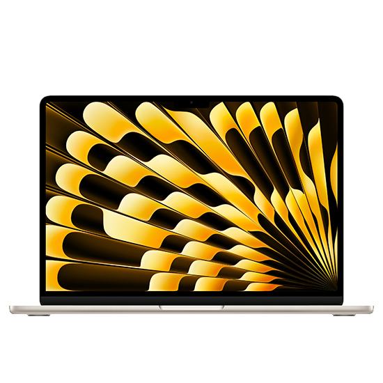 Apple MacBook Air 13 M4 2025 QWERTZ 16GB RAM 256GB 10-Core CPU 8-Core GPU - Starlight