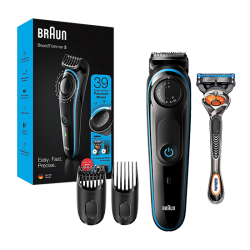 Braun BT3240 Beard Trimmer 3 + Hair Clipper with Gillette Fusion5 ProGlide