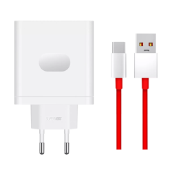 OnePlus 100W USB-A SuperVooc  Adapter+Cable - White