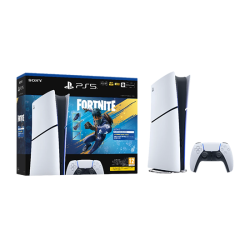 Sony PlayStation 5 Slim Digital Edition 825GB + Fortnite: Flowering Chaos - White