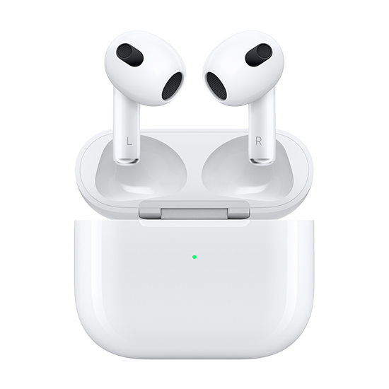 Apple AirPods 3rd Gen. with Lightning Charging Case - White Apple AirPods 3rd Gen. with Lightning Charging Case - White