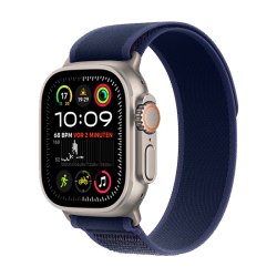 Watch Apple Watch Ultra 2 Natural LTE 49mm Titanium Case with Trail Loop S/M - Blue