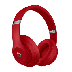 Beats Studio 3 Wireless Bluetooth Headphones (Over Ear) - Red Core