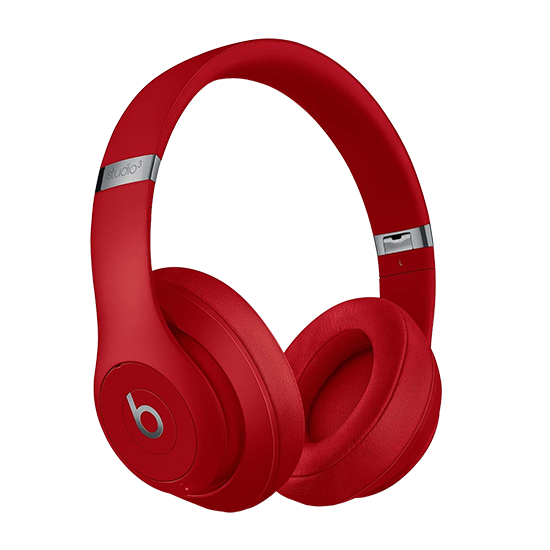 Beats Studio 3 Wireless Bluetooth Headphones (Over Ear) - Red Core