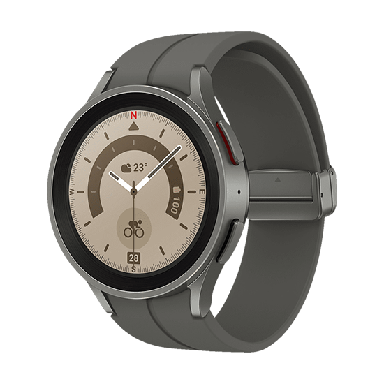 Watch Samsung Galaxy Watch 5 Pro R925 45mm LTE Region East - Grey Titanium