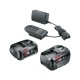 Bosch Starter-Set 18V (PBA 2.0Ah + PBA 4.0Ah + AL 18V-20), Ladegerät Bosch Starter-Set 18V (PBA 2.0Ah + PBA 4.0Ah + AL 18V-20), Ladegerät