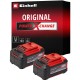 Einhell Akku Power-X-Change Plus TWIN-PACK 18Volt 5,2Ah