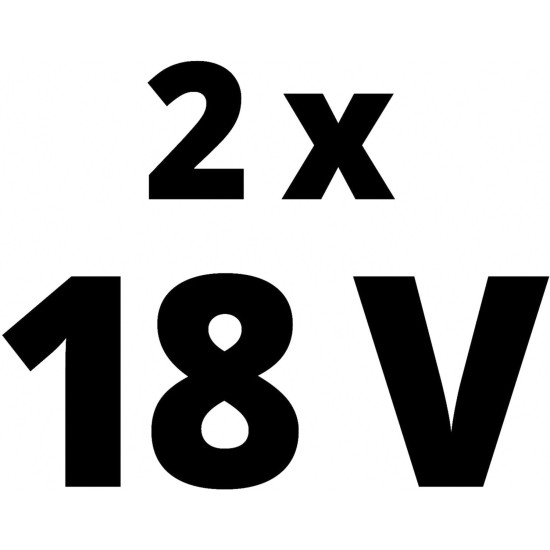 Einhell Akku Power-X-Change Twinpack 18V 4,0 Ah CB 1