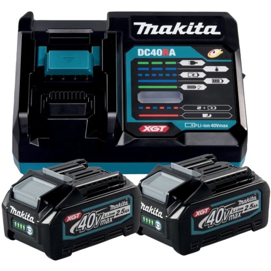 Makita Power Source Kit Li 40V 2,5Ah, Ladegerät