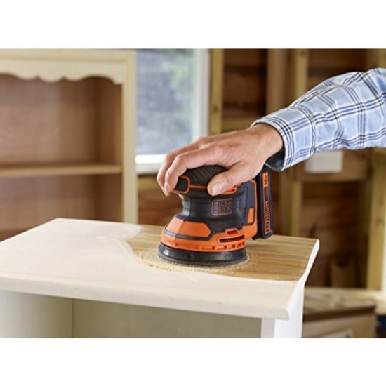 BLACK+DECKER Akku-Exzenterschleifer BDCROS18-QW, 18Volt