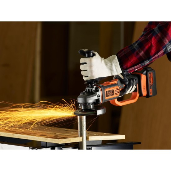 BLACK+DECKER Akku-Winkelschleifer BCG720M1, 18Volt