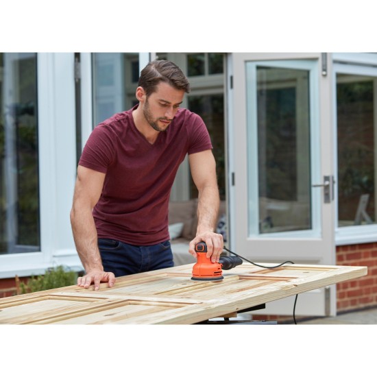 BLACK+DECKER Exzenterschleifer BEW210-QS