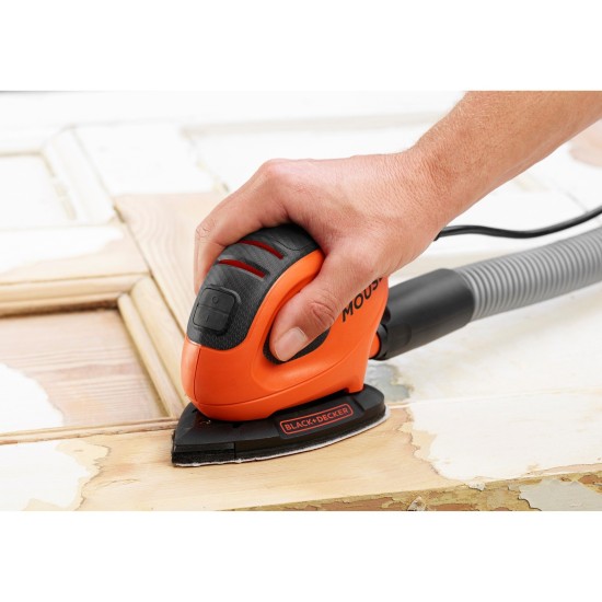 BLACK+DECKER Kompakt-Mouse BEW230K-QS, Deltaschleifer