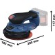 Bosch Akku-Exzenterschleifer GEX 18V-150-3 Professional solo, 18Volt