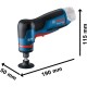 Bosch Akku-Geradschleifer GWG 12V-50 S Professional solo