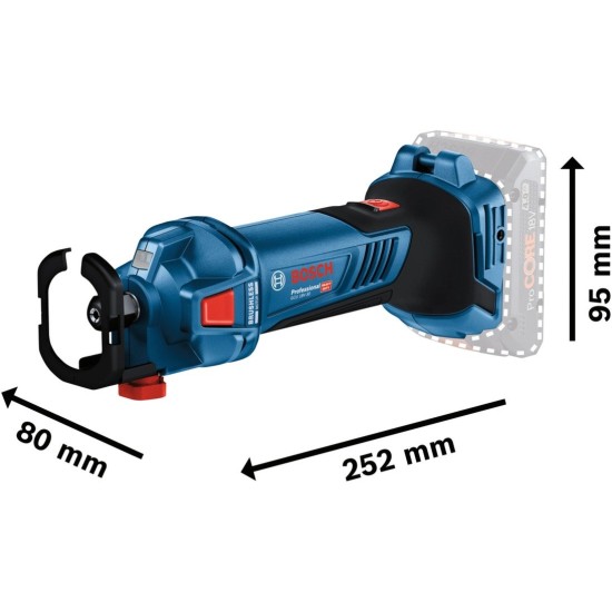 Bosch Akku-Rotationsschneider GCU 18V-30 Professional solo