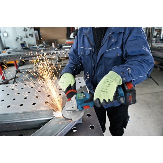 Bosch Akku-Winkelschleifer BITURBO GWS 18V-15 SC Professional solo