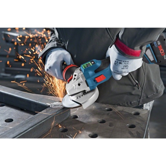 Bosch Akku-Winkelschleifer BITURBO GWS 18V-15 SC Professional solo