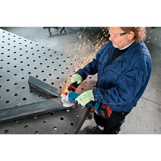 Bosch X-LOCK Akku-Winkelschleifer BITURBO GWX 18V-15 C Professional solo