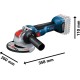 Bosch X-LOCK Akku-Winkelschleifer GWX 18V-10 Professional solo, 18Volt