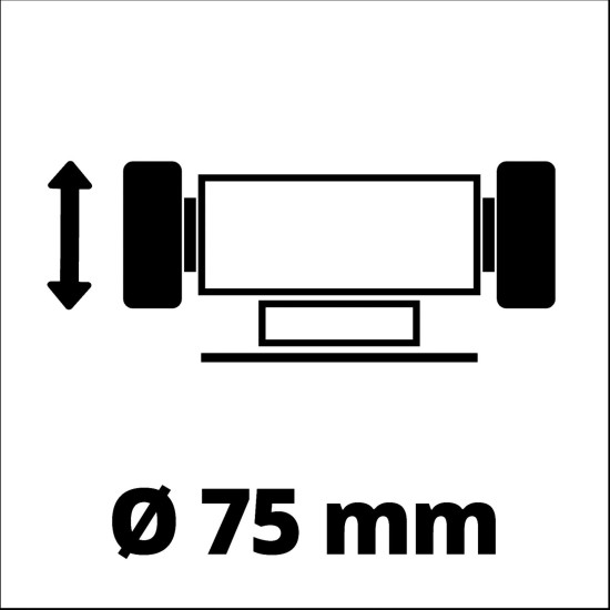 Einhell Doppelschleifer TC-XG 75 Kit