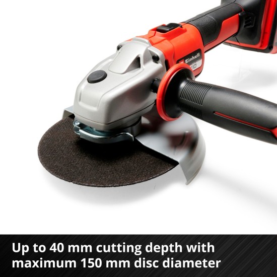 Einhell Professional Akku-Winkelschleifer TE-AG 18/150 Li BL - Solo, 18Volt