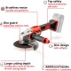 Einhell Professional Akku-Winkelschleifer TE-AG 18/150 Li BL - Solo, 18Volt