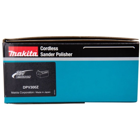 Makita Akku-Schleifer und -Polierer DPV300Z, 18Volt, Poliermaschine